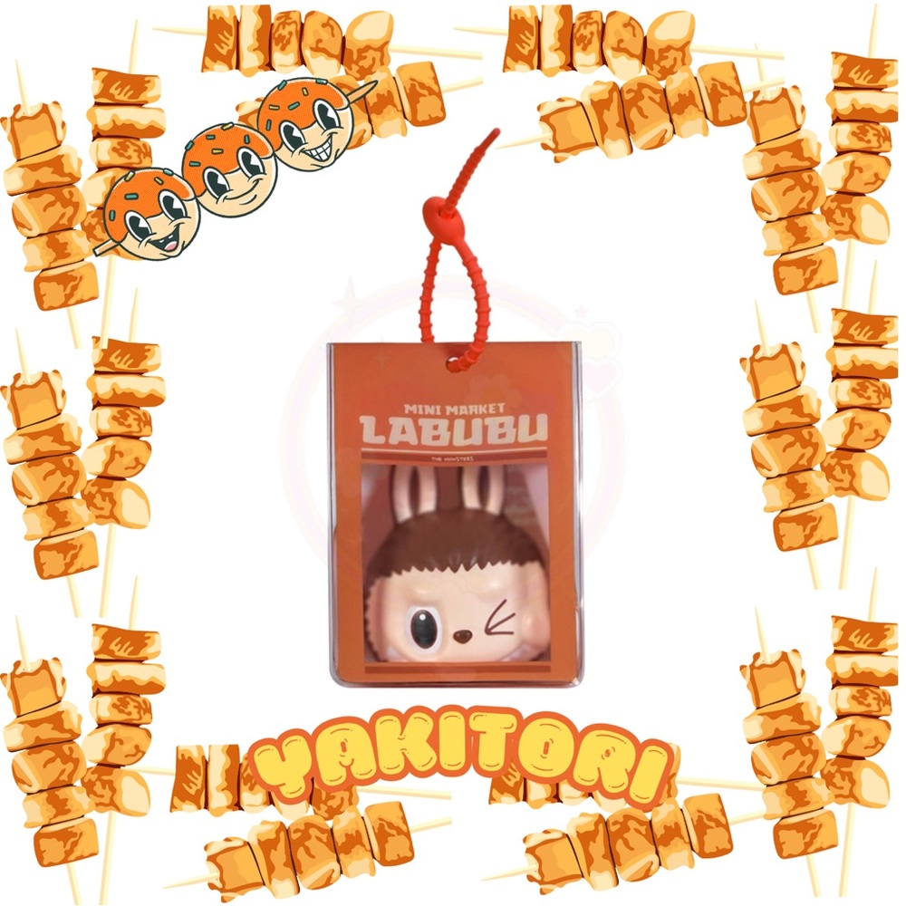 POPMART-THE MONSTERS WACKY MART SQUISHY CHARM-YAKITORI